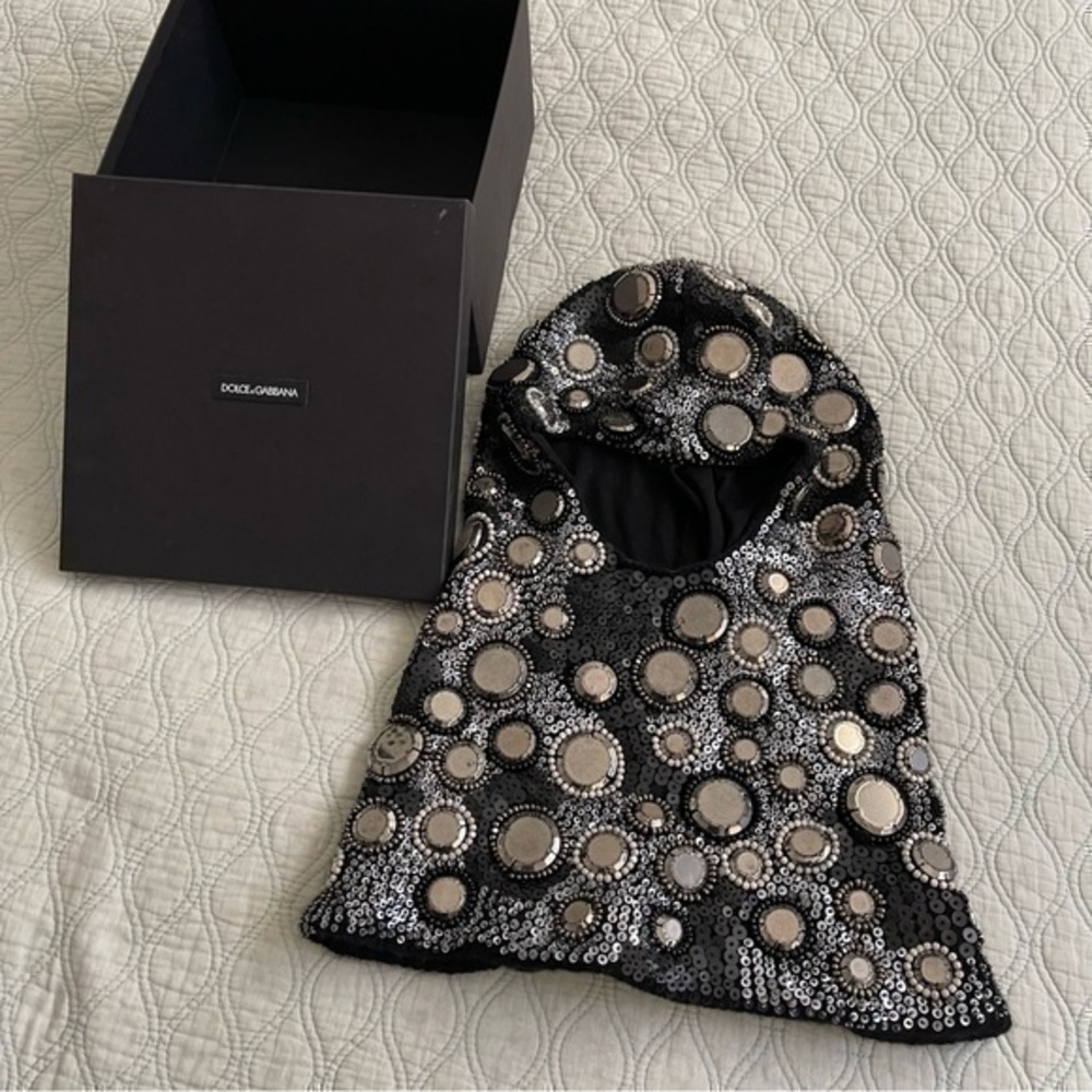 DOLCE & GABBANA Exclusive Runway Only Mens Headpiece
